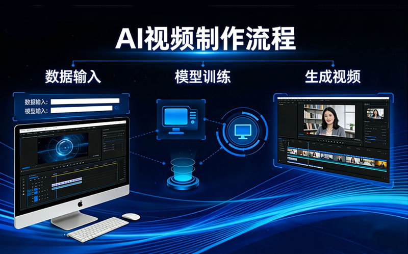 AI輕松制作高質量商務視頻，零基礎也能！